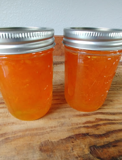 Preserved carrot orange marmalade