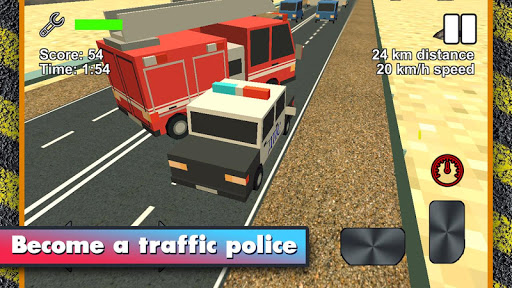 Russian Police Blocky traffic