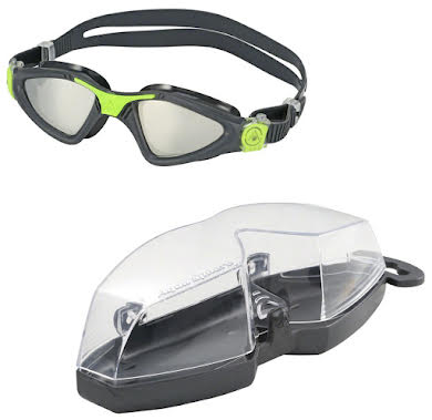 Aqua Sphere Kayenne Goggles - Gray/Lime with Mirrored Lens alternate image 0