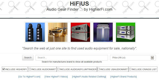 Audio Gear Finder by HigherFi