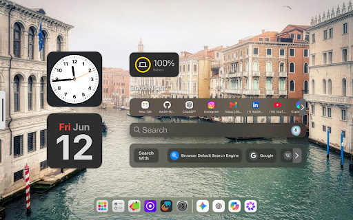 Mac New Tab screenshot 1