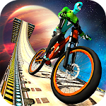 Cover Image of ดาวน์โหลด Impossible BMX Bicycle Superhero: Sky Tracks Rider 1.0 APK