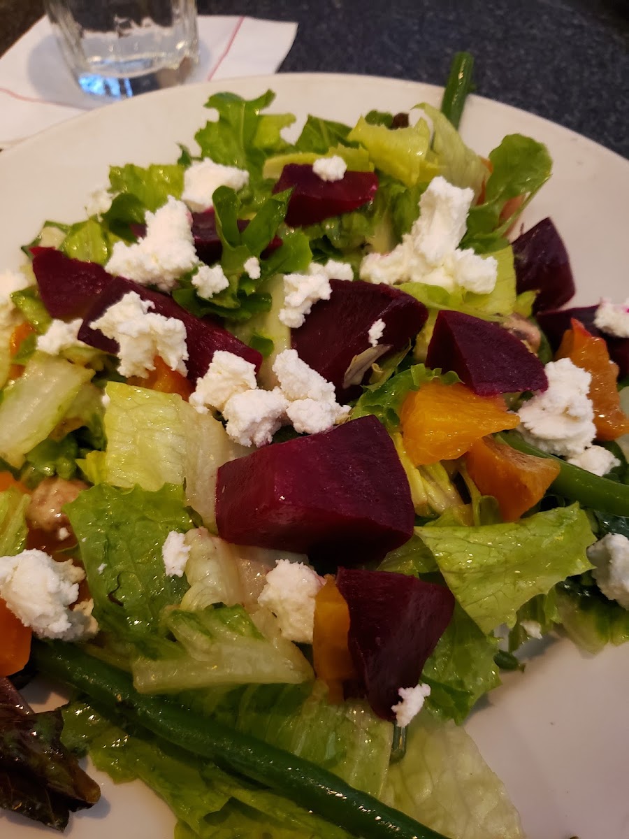 Oven roasted beet salad