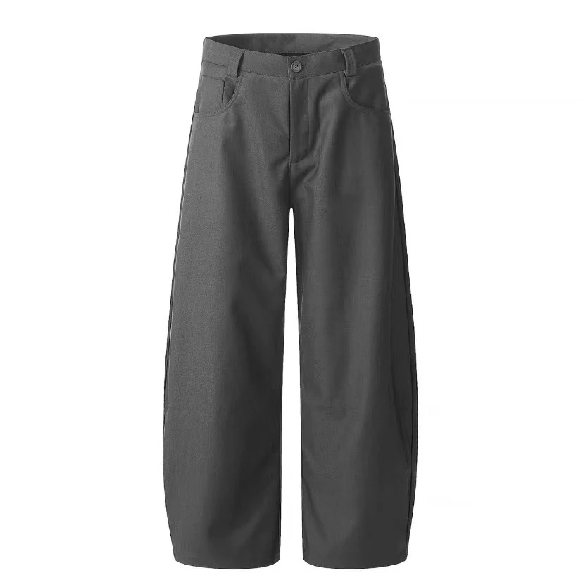 Retro Commuter Pendant Broek Losse Casual Broek – Comfortabele en Stijlvolle Broek voor Dagelijks Gebruik en Pendelen, Casual Design