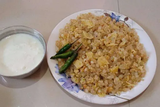 Sabudana Khichdi With Dahi