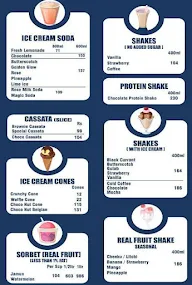 Giani's Ice Cream menu 1