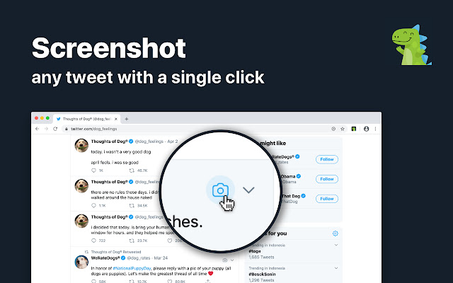 Pikaso - Screenshot Twitter chrome extension