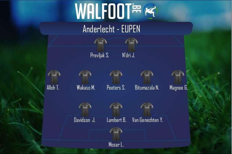 Composition Eupen | Anderlecht - Eupen (30/10/2022)