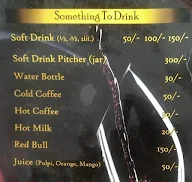 Cafe Cue Lounge menu 1