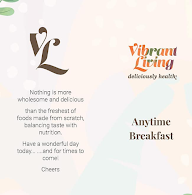 Vibrant Living menu 1