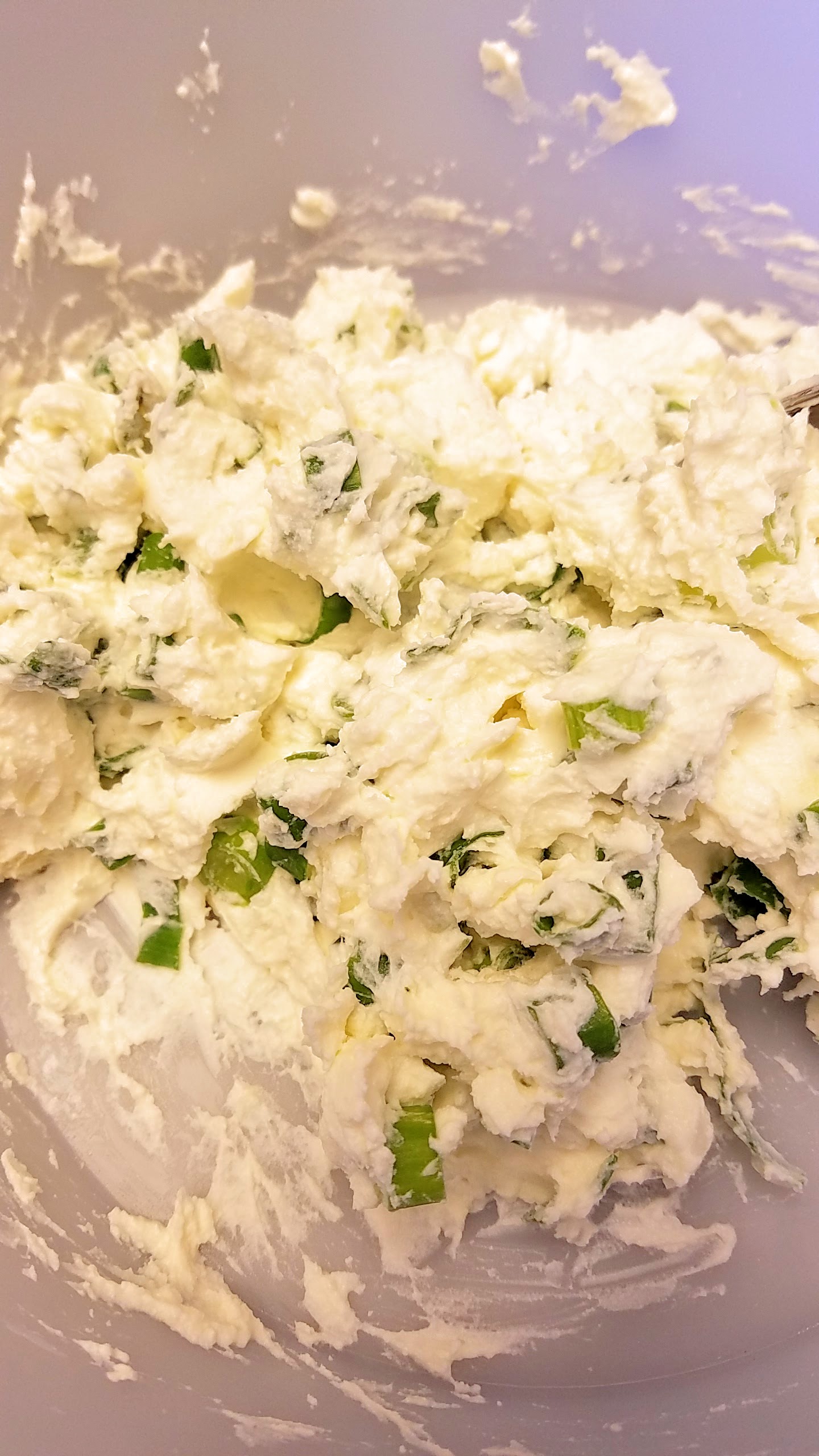 Tomato Pie Recipe with Fresh Cheeses and Uncooked Cherry Tomatoes uses a mix of chevre, ricotta, and scallion or green onion