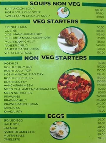 Nellai Machanin Rusikkaran menu 