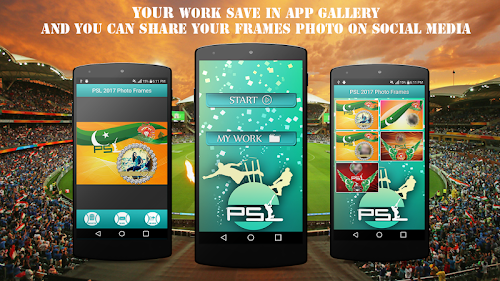Android application PSL 2017 Photo Frames screenshort