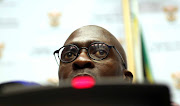 Finance Minister Malusi Gigaba during his press conference at the Imbizo centre ahead of the medium-term budget speech at parliament in Cape Town.