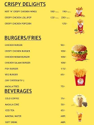 Snacky & Shaky menu 1