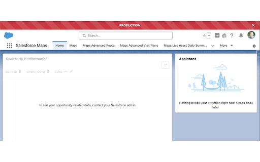 Salesforce Org Banner screenshot 3