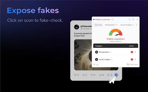 Leminda AI fake-checker