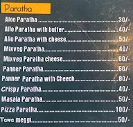 Paratha House menu 1