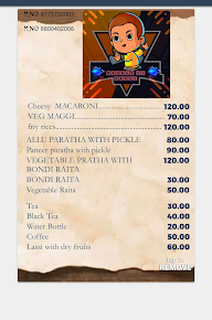 Vaishnavi kitchen menu 1