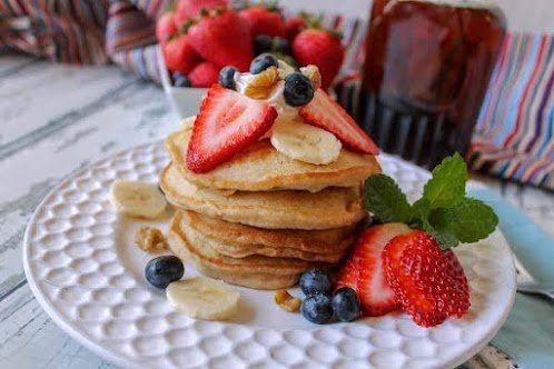 Brown Butter Banana Pancakes