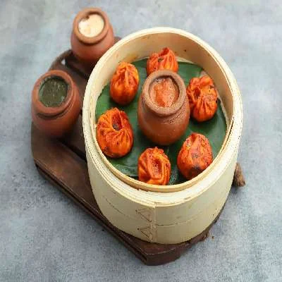 Veg Tandoori Momos (6 Pcs)