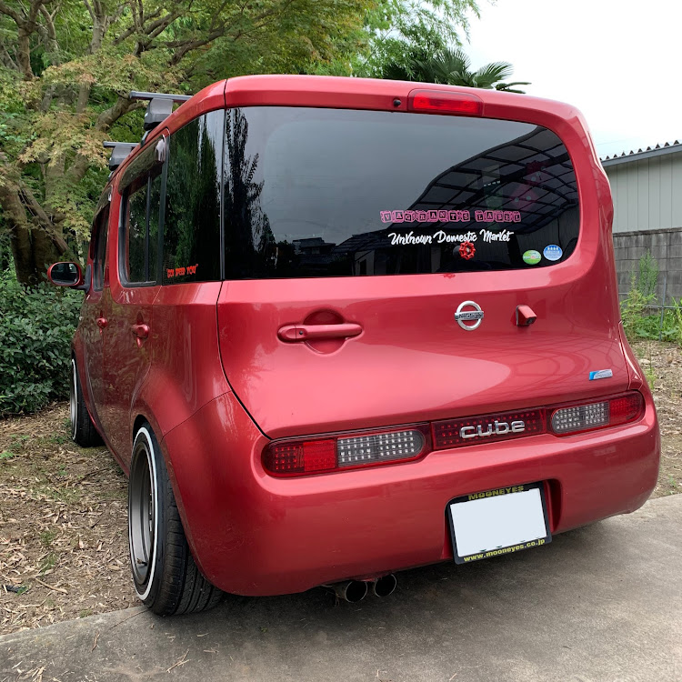 キューブのz12・通勤車・夏休みの工作・ドライブ・キューブに関するカスタム事例の投稿画像1枚目