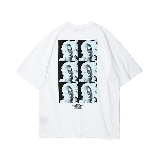 Title 3, Portrait reverse abstract design T-shirt