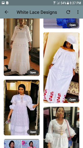 Bamako White Lace Designs.