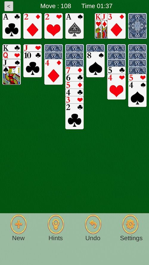Android application FreeCell Solitaire screenshort