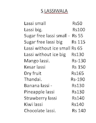 S Lassiwala menu 1