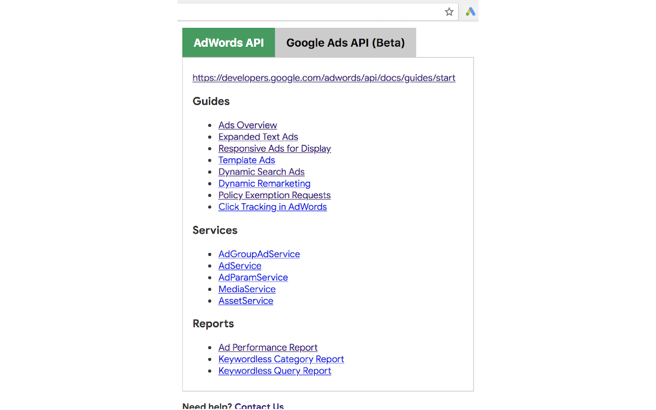 Google Ads API Web Navi Preview image 7