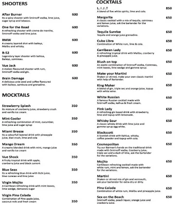 The Square - Hotel Novotel menu 