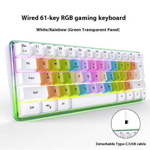 K401 White Colorful