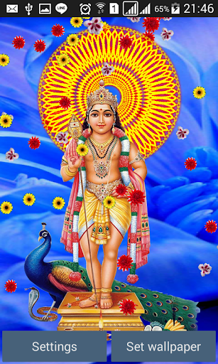 Lord Murugan Live Wallpaper