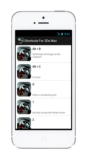 Shortcuts 3dsMax