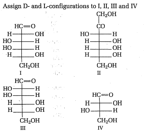 D and  L configuration