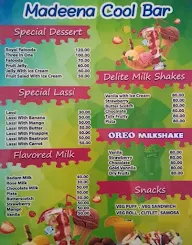 Madeena Cool Bar menu 3