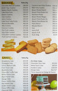 Nutlet - All About Nuts menu 1