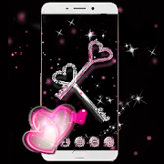 Glitter Love Diamond Theme  Icon