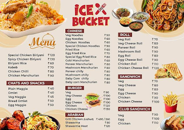 Ice Bucket menu 