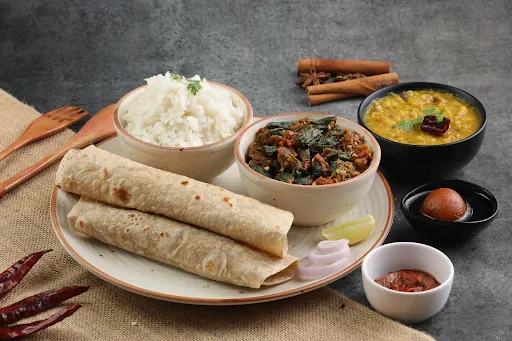 Bhindi Masala Thali Combo (serve 2)