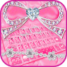 Diamond Pink Bowknot Keyboard  icon