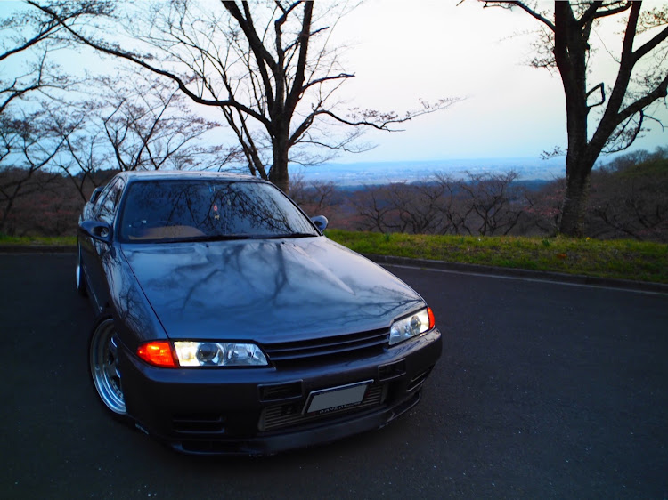 スカイラインのR32・桜の蕾・桜トンネル・月・MH22S スティングレーに関するカスタム事例の投稿画像4枚目