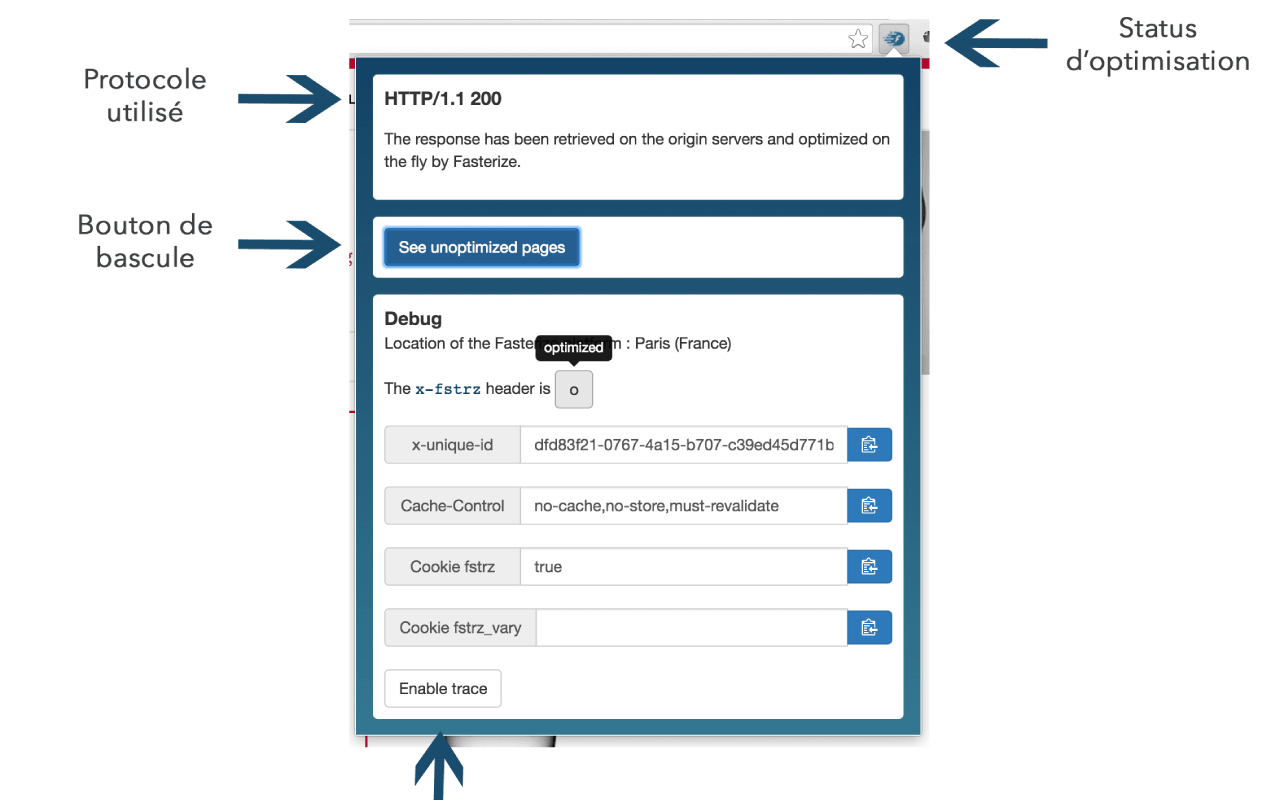 Fasterize Status Preview image 2