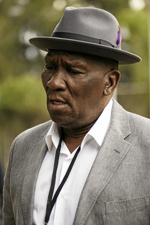 "Police minister Bheki Cele seems, for the first time, at a loss for words"