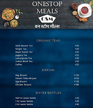 One Stop Meals menu 1