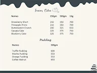 The Cake Boutique menu 1