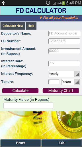 Fixed Deposit Calculator