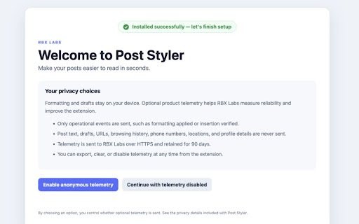 Post Styler — Social Text Formatter by RBX Labs screenshot 2