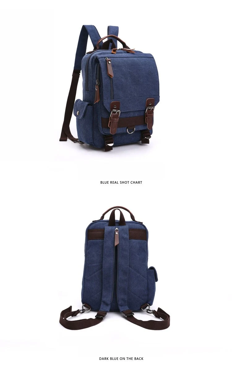 Title 19, Fashion canvas outdoor travel crossbody chest b...